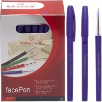 Ручка FaсePen RADIUS 50 штук, фіолетова Ручка FaсePen RADIUS 50 штук, фіолетова