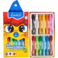 Пастель масляна 12 кольорів, 1100/ОР-12СВ MARCO