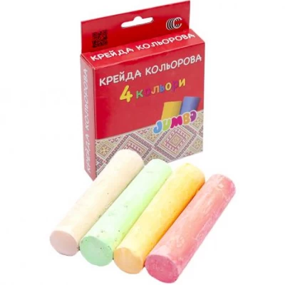 Крейда 4 кольори JAMBO  С