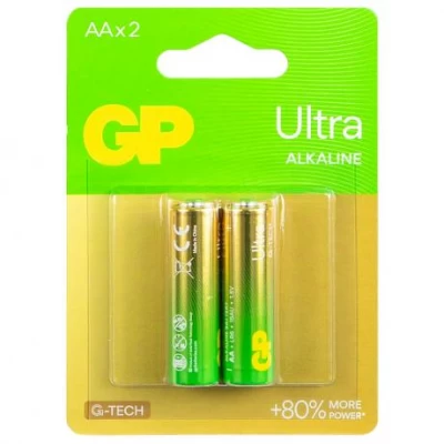 Батарейка GP 15AUHM-2UE2 лужна LR6 U. AA Alkaline Ultra GP-027581217326