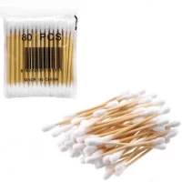 Вушні палички бамбукові 80шт, 7мм 7034-80