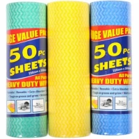 Ганчірка рулон велика 50шт 25*30 см 2-197