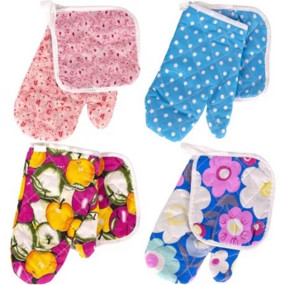 Кухонний набір рукавиця + прихватка 1625 Кухонний набір рукавиця + прихватка 1625