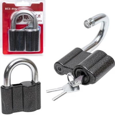 Замок навісний Круглий 80мм X2-85/ВС2-80А Замок навісний Круглий 80мм X2-85/ВС2-80А