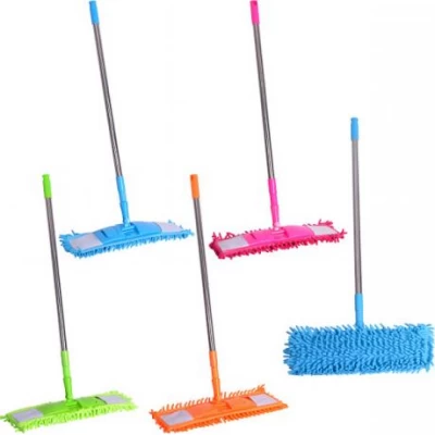 Швабра для підлоги шеніл 122см, насадка 41*13см X2-230