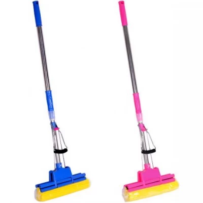 Швабра з подвійним віджиманням 106см, губка 29см D6см 225