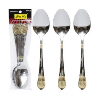 Набір чайних ложок 6шт Царська 15,5 см C 804-TS