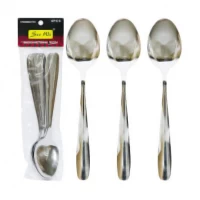 Набір чайних ложок 6шт Без малюнка срібло 15,5см C 806-TS