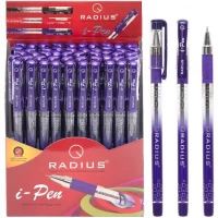 Ручка I Pen RADIUS диспенсер 50 штук, фіолетова