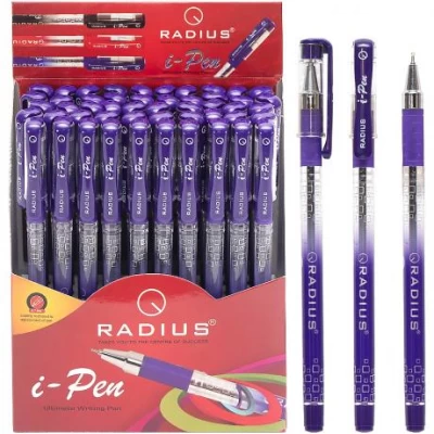 Ручка I Pen RADIUS диспенсер 50 штук, фіолетова Ручка I Pen RADIUS диспенсер 50 штук, фіолетова