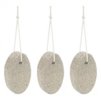 Пемза формована з шнурком овал 10*6,5*2,5 см B012-0015