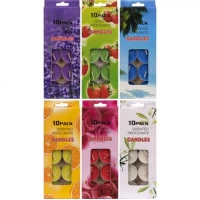 Набір ароматичних свічок чайних 10 штук (таблетки) 10-36