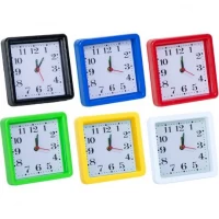 Настільний годинник - будильник 10*10*4см 2031