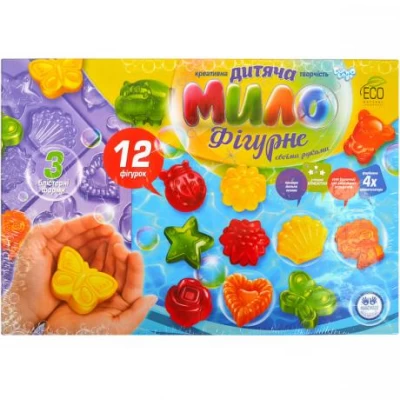 Набір миловаріння Мило фігурне, 12 фігур DFM-02-02U