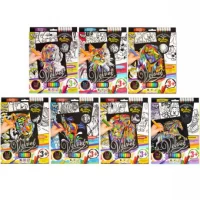 Набор бархатных раскрасок фломастерами «Velvet» VLV-01-01-10