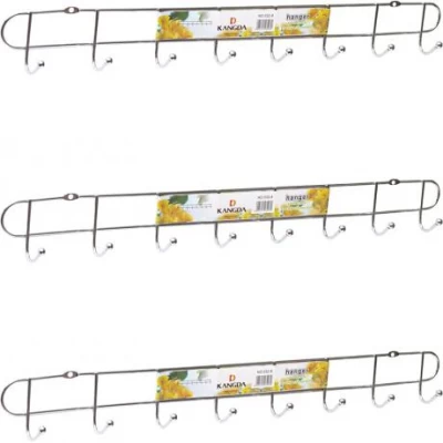Вішалка настінна на 8 гачків, 54*5*4 см 240-8/030-8 Вішалка настінна на 8 гачків, 54*5*4 см 240-8/030-8
