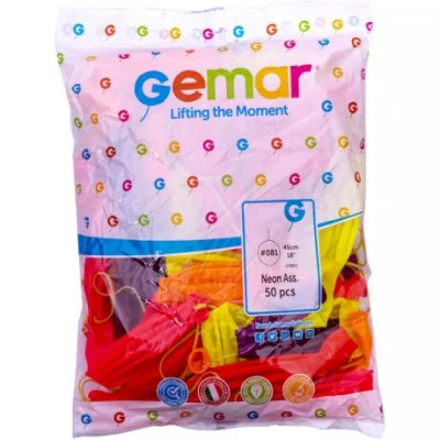 Кульки Панч-бол 18 неон без малюнка GPBF1/81