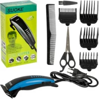 Машинка для підстригання волосся Suoke синя SK-302