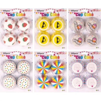 Формочки для кексів паперові 100 штук X3-118 Формочки для кексів паперові 100 штук X3-118