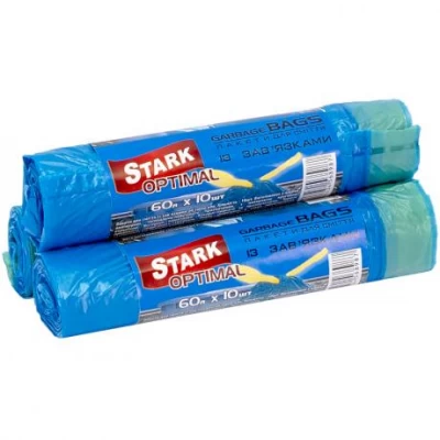 Мусорный пакет 60х80 60л 10 шт. PROdom/Maestr с затяжкой 20014