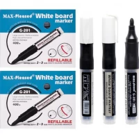 Маркер (для доски) черный наливной G-201