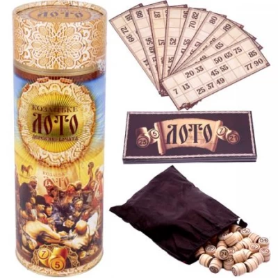 Игра - лото "Казацкое" в тубусе G48-T Игра - лото "Казацкое" в тубусе G48-T