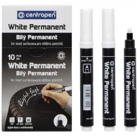 Маркер толстый белый 8586 CENTROPEN