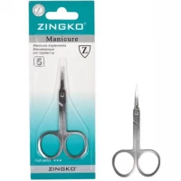 Ножиці манікюрні Zingko Manicure сталь, вигнуті 9 см X1-16