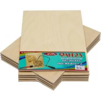 Фанера А4 4мм для выпиливания и обжига Фанера А4 4мм для выпиливания и обжига