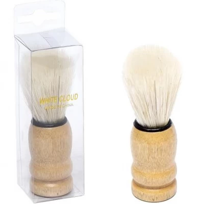 Помазок для гоління дерев'яний White Cloud, висота 10см Х1-83