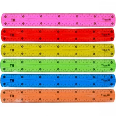 Лінійка 30 см неломайка ESA-0031