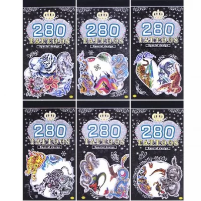 Книжка А6 Тattoo   280 штук 5 аркушів