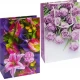 Пакет кольоровий середній Квіти 26х16,5х7 см 3002