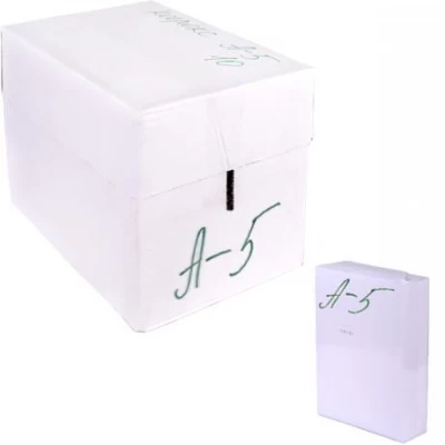 Бумага для ксерокса А5 "Коленкор" 500 листов, 80г/м²