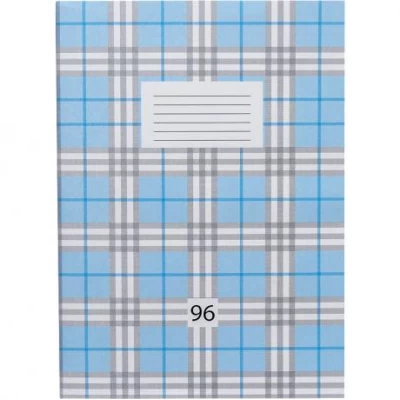 Книга канцелярська А4 Графіка 96арк., клітинка, офсет, скоба КН4496К