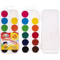 Акварель 12 кольорів Захоплення пластик Гамма 17 * 7,5 см