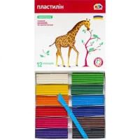 Пластилин "Увлечения" 12 цветов, 192 г "Гамма"