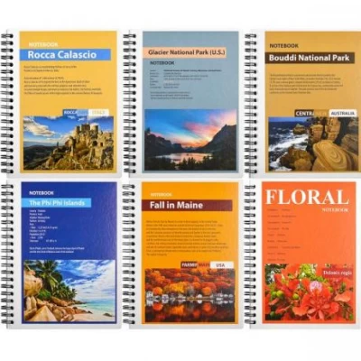 Книжка записна В6 Color KRAFT 96арк., клітинка з перф., спіраль Книжка записна В6 Color KRAFT 96арк., клітинка з перф., спіраль