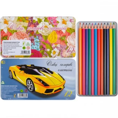 Карандаш 12 цветов Metal elastico "С" Карандаш 12 цветов Metal elastico "С"