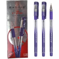 Ручка I Pen RADIUS з принтом 12 штук, фіолетова