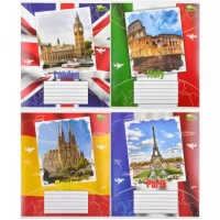 Зошит кольоровий 24 аркуша, лінія Green 2016