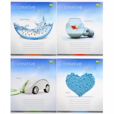 Зошит кольоровий 24 аркуші, лінія Green 2015