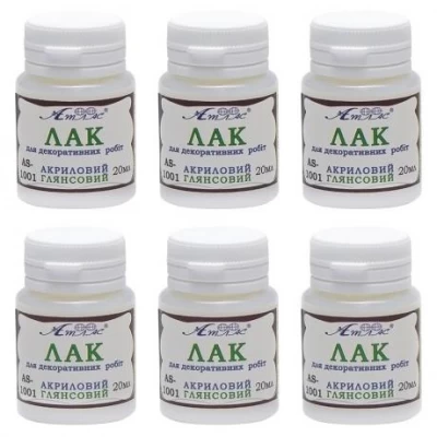 Лак акріловий глянсовий 20мл Л-170