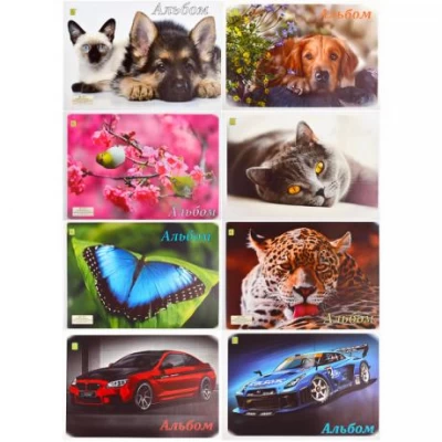 Альбом А4 30 аркушів, 120(100)г/м², проклеєний Альбом А4 30 аркушів, 120(100)г/м², проклеєний