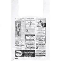 Пакет полиэтиленовая майка "Газетка" №3