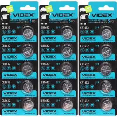 Батарейка Videx таблетка 1632