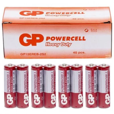 Батарейка GP 15ERЕВ-2S2 по 2 штуки R6 AA GP-079306/066566