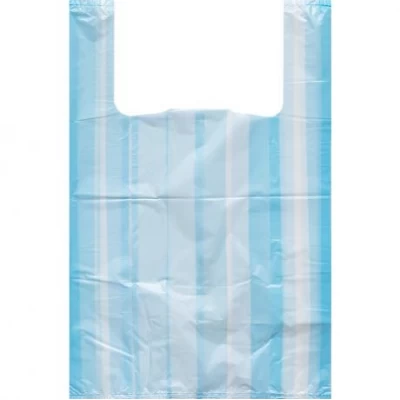 Пакет полиэтиленовая майка "Полосатый" №3