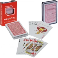 Карти гральні пластикові OKROYAL, 54 карти в коробці OKR2