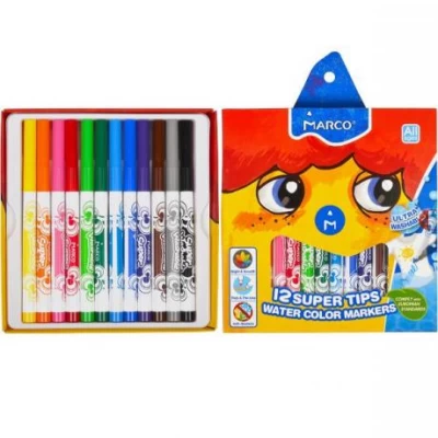 Фломастери 12 кольорів 1630 MARCO